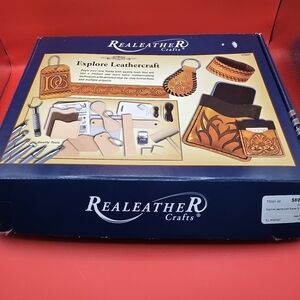 Realeather Crafts Explore Leathercraft Kit-not complete